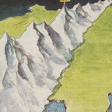 Le 6 décembre 1992, les Suisses rejettent à une très faible majorité l’adhésion du pays à l’Espace économique européen (EEE). Le dessin humoristique de Bürki paru dans 24 heures évoque le profond fossé qui sépare la Suisse alémanique - campagnarde...